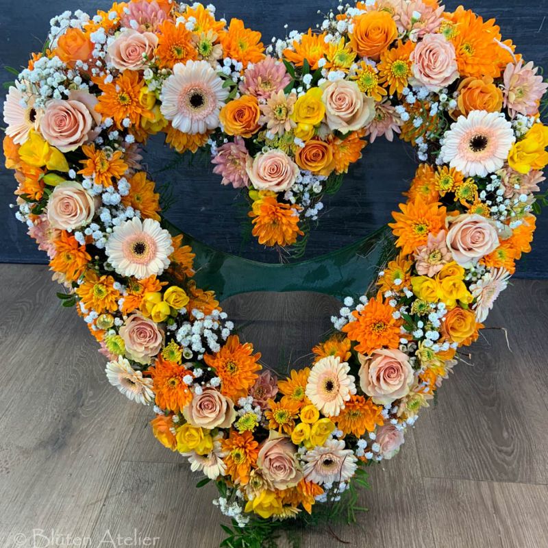 Herz aus Blumen