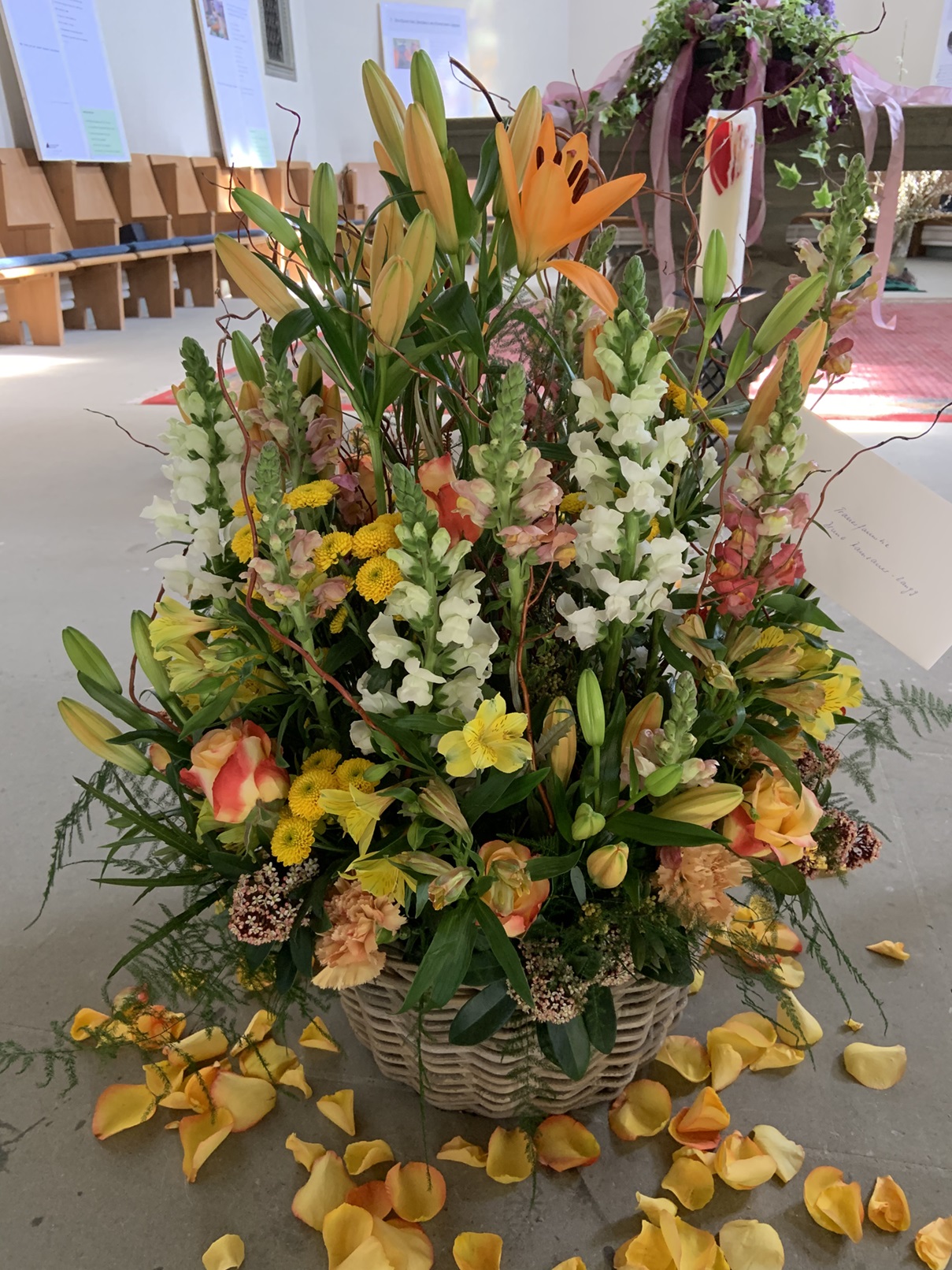 Kirchenschmuck Trauer
